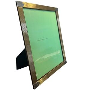 Solid Brass Vintage art deco 11 x 14 brass and chrome photo frame